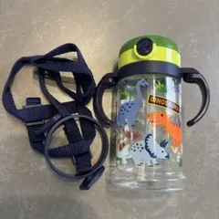 Skater 折りたたみ両手ハンドル ストローマグ 370ml 恐竜のサムネイル