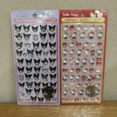 【正規品】ボンボンドロップシール ミニ サンリオ キティ　クロミ　2点セット