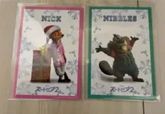 ズートピア2 入場特典 クリスマスキャラクター カード ニック　ニブルス