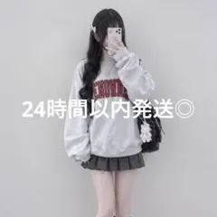 SPINNS 【ゆったりシルエット】RENOWNED裏起毛カレッジスウェット F