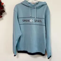 Kaepa レディーストレーナー　水色　サイズL フード付き　状態良好！