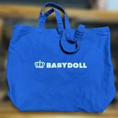 BABYDOLL トートバッグ 青のサムネイル