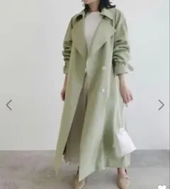 グリーン　ROPE mademoiselle トレンチコート　スプリングコートのサムネイル