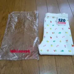 新品タグ付き　未使用　ミキハウス　スパッツ　レギンス 　120　女の子