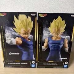 【新品未開封】ドラゴンボール フィギュア グランディスタ ベジータ、魔人ベジータ