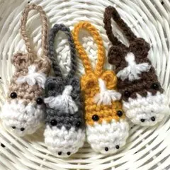 あみぐるみ♡お馬さんマスコットできたよ！４カラー４個セット^_^干支飾りに！