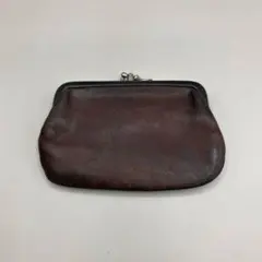 OLD COACH Clasp All Leather Coin Purse