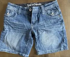 デニム短パン ショートパンツ