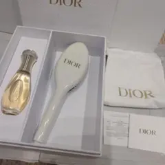 Diorジャドールヘアミスト現品40mlと黒いピンのヘアブラシがセット