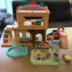 廃盤品 ツミニー こまーむ こまむぐ トラック 積み木 木製おもちゃ