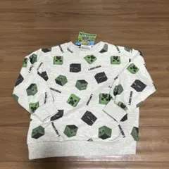 【本日限定値下げ】マインクラフト トレーナー 120サイズ グレー