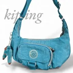 キプリング ボディバッグ ショルダーバッグ チャーム キーホルダー付