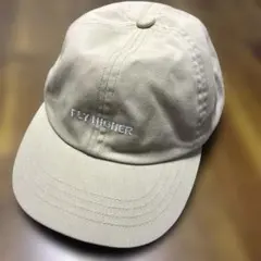 KIDS　UVカットインツイルロゴキャップ　ベージュ