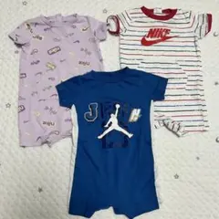 NIKE ナイキ　ジョーダン　半袖　ロンパース　セット　9M 70