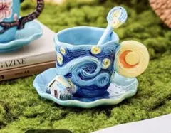 星夜デザインカップ・ソーサーセット