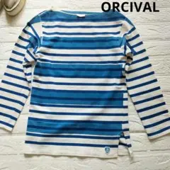 【ORCIVAL】【オーチバル】【ビームスコラボ】希少ストライプ 　バスクシャツ