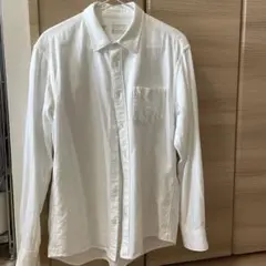 無印良品　メンズ　フランネル長袖シャツ