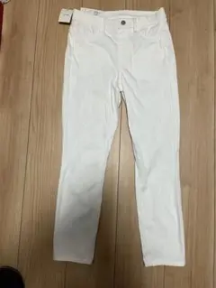 【新品　タグ付き】UNIQLO クロップドレギンスパンツ　S ホワイト