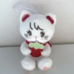 mikko characters いちごマスコットぬいぐるみ ムースのサムネイル