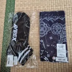 AVIREX ソックス＆バンダナセット 新品