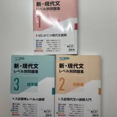 新・現代文レベル別問題集 1 2 3 セット