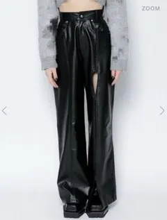 Melt the lady fake leather pants