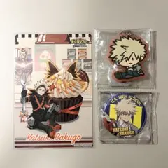 ヒロアカ オープンスクール 缶バッジ 特典 ラバーマスコット爆豪勝己