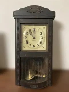 精工舎（現SEIKO）柱時計 レトロ アンティーク ゼンマイ式 - メルカリ