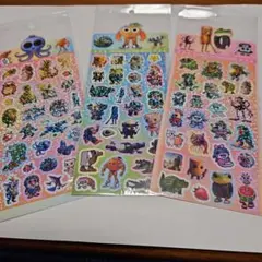 イタリアンブレインロッドキラキラシール3シートセット　4