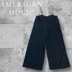 AMERICAN HOLIC ネイビー サロペット　Lサイズ