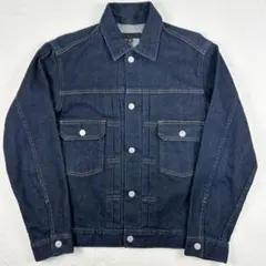 b842✨美品✨【UNIQLO】2ndモデル　Gジャン　デニムジャケット　濃紺
