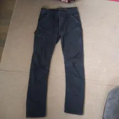 レディース　ワークマン　裏起毛　作業ズボン　L黒