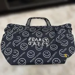 PEARLY GATES トートバッグ スマイル柄 ネイビー - メルカリ