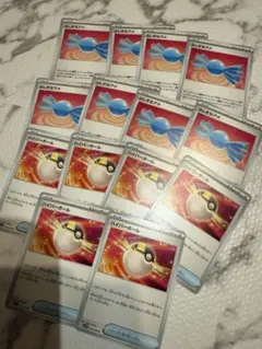 ポケモンカード ふしぎなアメ×8、ハイパーボール×6