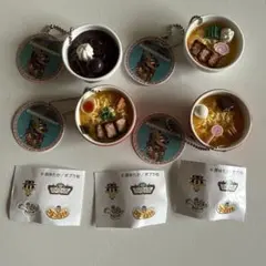 かいけつゾロリラーメン対決ミニチュアラーメンキーホルダーセット 6個