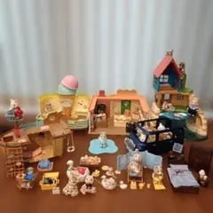 シルバニア　まとめ売り　ハウス　人形19体