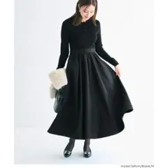 coca ポロニットドッキングワンピース ブラック　L