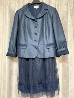 ネイビー ジャケット スカート セット　11号