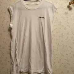 SPALDING ノースリーブ Tシャツ ホワイトのサムネイル