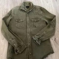 ZARA カーキ　ジャケット　　サイズ38