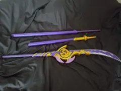 処分価格】 原神 雷電将軍 コスプレ 武器 道具 剣 刀 - メルカリ