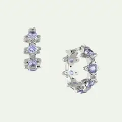 vivienne WARWICK クリスタル フープ オーブピアス