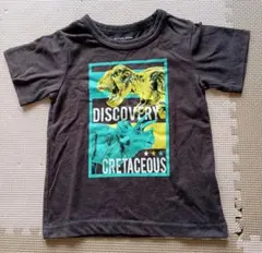 グローバルワーク キッズ 恐竜柄 半袖Tシャツ ブラック 100のサムネイル