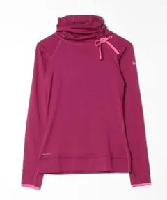 NIKE DRI-FIT 長袖リボン可愛いタートルネック　ハイネック　Sサイズ