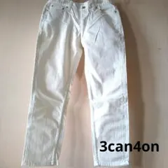 3can4on サンカンシオン ホワイト デニムパンツのサムネイル