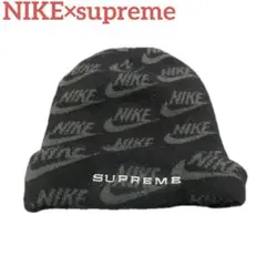 NIKE supreme ナイキ シュプリーム ニット帽 ブラック　ビーニー