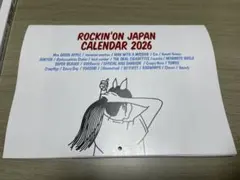 ROCKIN'ON JAPAN CALENDAR 2026