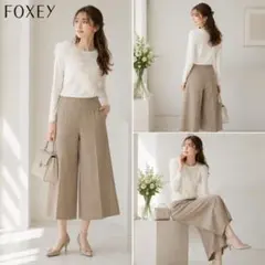 フォクシー ニューヨーク ワイドパンツ ガウチョ FOXEY 40 - メルカリ