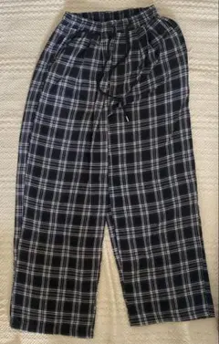 チェック　パンツ　ズボン
