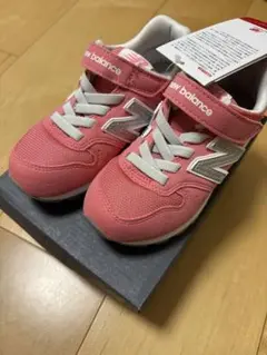 新品 17.5 ニューバランス 996 キッズスニーカー ピンク